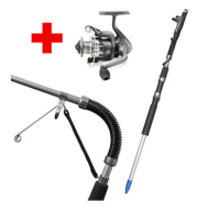 Уникальная рыболовная удочка с самоподсекающим мех