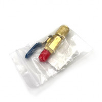 Вентиль шаровый CBFF-1 1/4SAE F x 1/4SAE M для заправочных шлангов